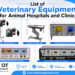 list of veterinary equipment required for hospitals and clinics